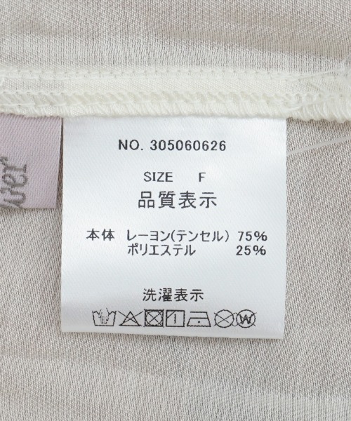 flower（フラワー）の「リボンパフハーフブラウス（シャツ/ブラウス・レディース・アイボリー/ブラウン/ブルー/グリーン・FREE）」の9枚目の写真