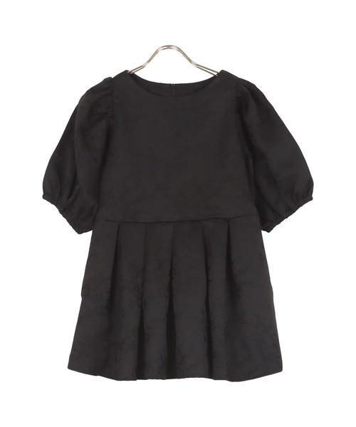 KOBE LETTUCE（コウベレタス）の「ジャガードタックペプラムブラウス（シャツ/ブラウス・レディース・ブラック/オフホワイト/ベージュ・M/L）」の14枚目の写真