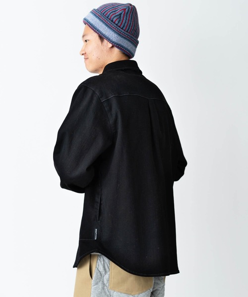 studio CLIP　やわらかデニムBIGシャツジャケット 2025SS スタジオクリップ studio CLIP 【ONKUL掲載商品