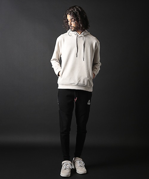 RATTLE TRAP(ラトルトラップ)の「ストレッチフェイクスウェードポンチパーカー(パーカー・メンズ・ホワイト/ベージュ/ブルー・LL/L/M)」の7枚目の写真