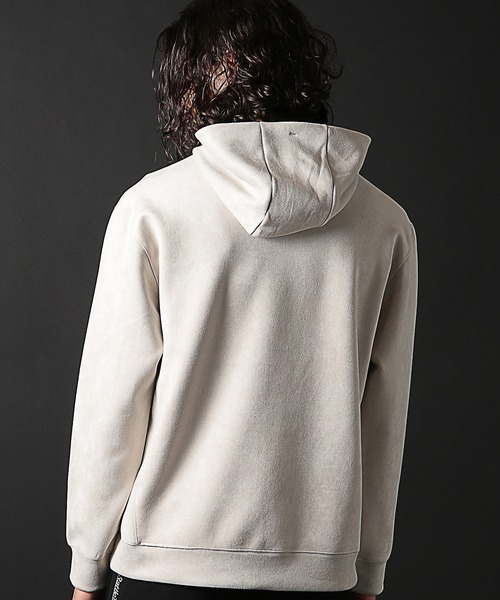 RATTLE TRAP(ラトルトラップ)の「ストレッチフェイクスウェードポンチパーカー(パーカー・メンズ・ホワイト/ベージュ/ブルー・LL/L/M)」の15枚目の写真