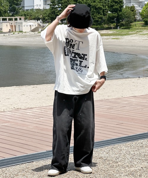 kutir（クティール）の「ダブルニーワイドデニムパンツ（デニムパンツ・メンズ・グレー/ブラック・SMALL/MEDIUM/LARGE）」の20枚目の写真