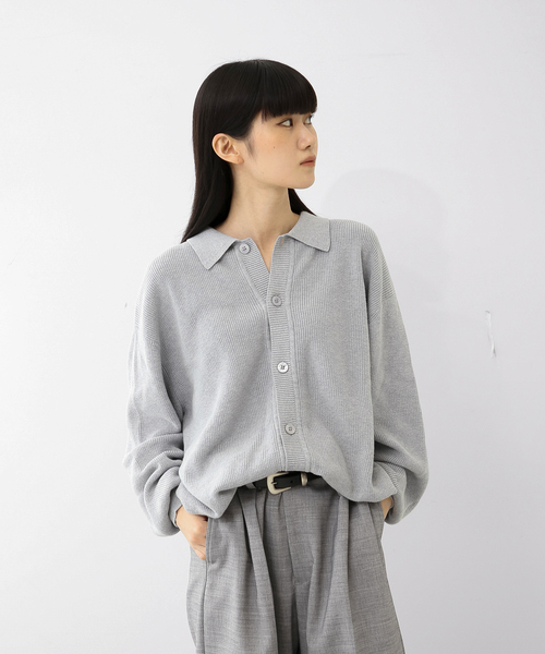 UNFOLLOW（アンフォロー）の「【FOLL / フォル】botanical dye full button cardigan（カーディガン/ボレロ・メンズ・グレー/イエロー/ブルー系その他・2/3）」の13枚目の写真