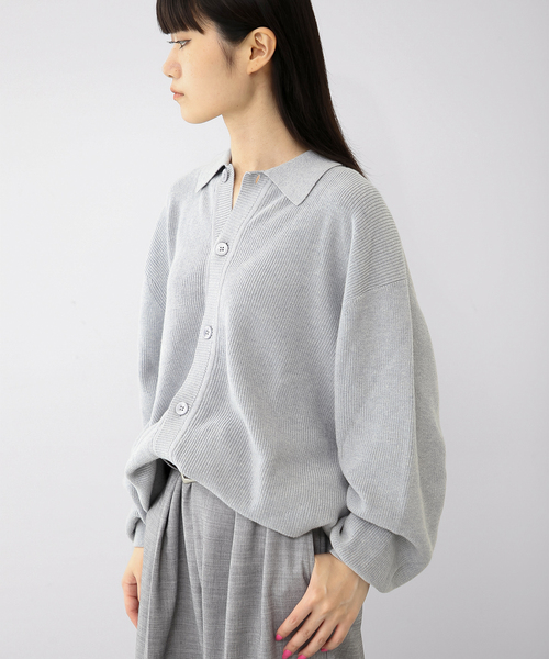 UNFOLLOW（アンフォロー）の「【FOLL / フォル】botanical dye full button cardigan（カーディガン/ボレロ・メンズ・グレー/イエロー/ブルー系その他・2/3）」の14枚目の写真