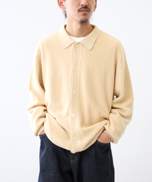 UNFOLLOW（アンフォロー）の「【FOLL / フォル】botanical dye full button cardigan（カーディガン/ボレロ・メンズ・グレー/イエロー/ブルー系その他・2/3）」の20枚目の写真