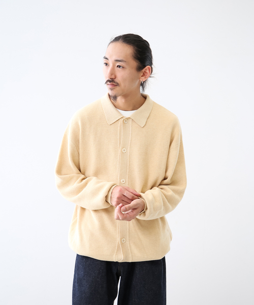 UNFOLLOW（アンフォロー）の「【FOLL / フォル】botanical dye full button cardigan（カーディガン/ボレロ・メンズ・グレー/イエロー/ブルー系その他・2/3）」の21枚目の写真