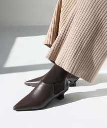 【RiiiKa/リーカ】ポンテッドトゥサイドゴアブーティ