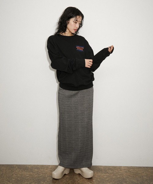 MILLER(ミラー)の「【MILLER for ADAM ET ROPE'】別注 SKIRT(スカート・レディース・ブラウン/ブラック・FREE)」の5枚目の写真