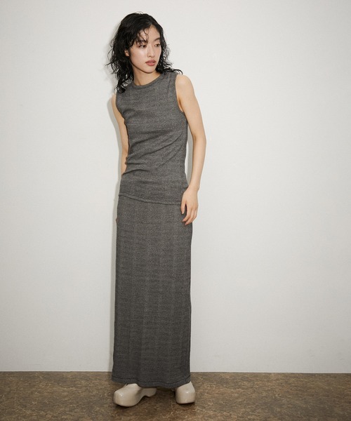 【Miller for ADAM ET ROPE'】別注BORDER SKIRT Robert P. Miller スカート 「Miller for ADAM ET ROPE'」別注