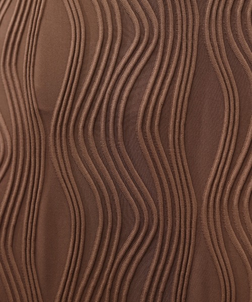 Chez toi（シェトワ）の「カットジャガードナロースカート（スカート・レディース・イエロー/ブラック/モカ・FREE）」の8枚目の写真