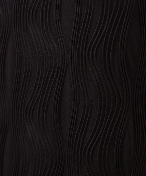 Chez toi（シェトワ）の「カットジャガードナロースカート（スカート・レディース・イエロー/ブラック/モカ・FREE）」の5枚目の写真