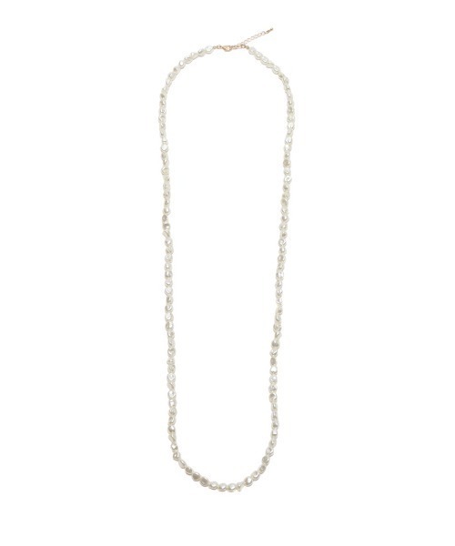 atmos pink（アトモスピンク）の「atmos pink パールロングネックレス（ネックレス・レディース・アイボリー・FREE）」の2枚目の写真