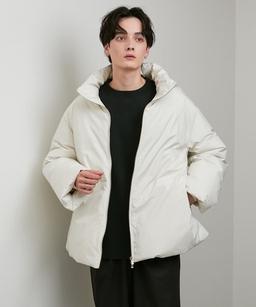 Lui's（ルイス）の「ホワイトグースBigダウンジャケット（ダウンジャケット/コート・メンズ・ホワイト/ブラック・M/S）」の3枚目の写真