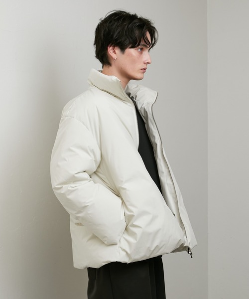Lui's（ルイス）の「ホワイトグースBigダウンジャケット（ダウンジャケット/コート・メンズ・ホワイト/ブラック・M/S）」の4枚目の写真