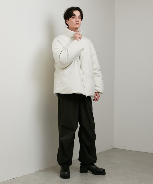 Lui's（ルイス）の「ホワイトグースBigダウンジャケット（ダウンジャケット/コート・メンズ・ホワイト/ブラック・M/S）」の18枚目の写真