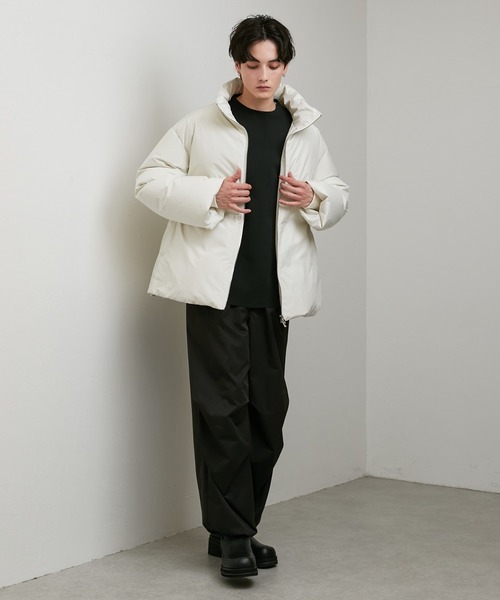 Lui's（ルイス）の「ホワイトグースBigダウンジャケット（ダウンジャケット/コート・メンズ・ホワイト/ブラック・M/S）」の7枚目の写真