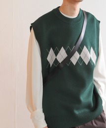 SENSE OF PLACE by URBAN RESEARCH | 『ユニセックス』アーガイルニットベスト(ベスト)
