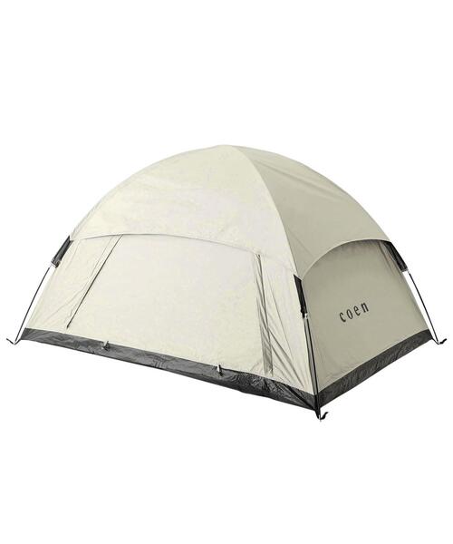 coen(コーエン)の「コンパクトピクニックテント(アウトドアグッズ・メンズ・ベージュ・FREE)」の2枚目の写真