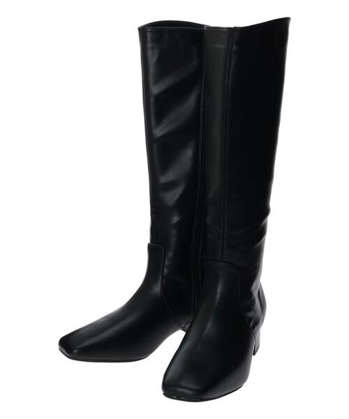 Te chichi（テチチ）の「ミドルヒールロングブーツ（ブーツ・レディース・ブラック・38/37）」の4枚目の写真