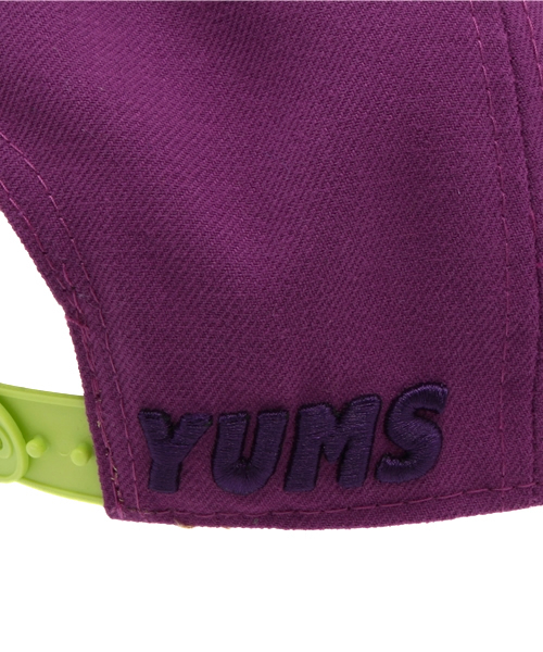 Yums Cap YUMS(ヤムス)の「NEWERA×YUMS 9FIFTY SNAPBACK CAP BALLISTIC CIRQUE PURPLE(キャップ ...