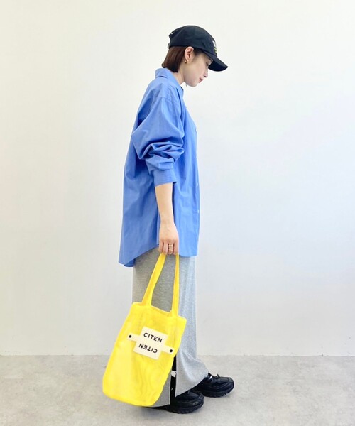 CITEN（シテン）の「＜CITEN＞ラメ ナロー スカート（スカート・レディース・シルバー/ブラック/ライトブルー・FREE）」の6枚目の写真