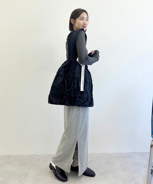 CITEN（シテン）の「＜CITEN＞ラメ ナロー スカート（スカート・レディース・シルバー/ブラック/ライトブルー・FREE）」の13枚目の写真