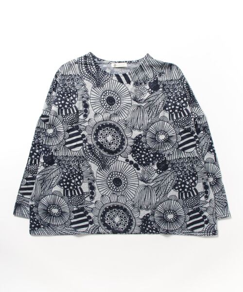 BARNDOOR(バーンドア)の「BARNDOOR / バーンドア ニットソー ドルマン プルオーバー 1184005G BUR(Tシャツ/カットソー・レディース・ネイビー/グリーン/ベージュ・FREE)」の2枚目の写真