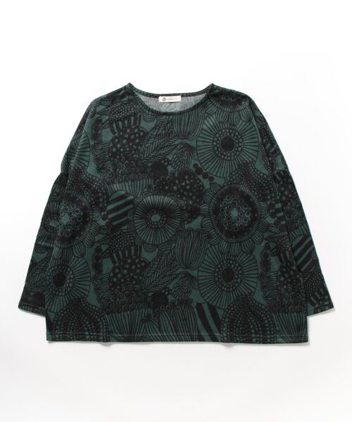 BARNDOOR(バーンドア)の「BARNDOOR / バーンドア ニットソー ドルマン プルオーバー 1184005G BUR(Tシャツ/カットソー・レディース・ネイビー/グリーン/ベージュ・FREE)」の3枚目の写真
