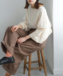 Crisp | ダブルタックボリュームパンツ(その他パンツ)