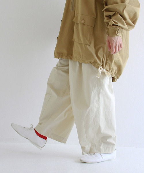 Crisp（クリスプ）の「ダブルタックボリュームパンツ（その他パンツ・レディース・ブラウン/アイボリー/ベージュ/カーキ・FREE）」の19枚目の写真