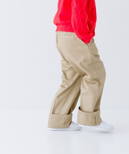 LOWRYS FARM（ローリーズファーム）の「チノストレートパンツ　966708（チノパンツ・キッズ・ブルー/ネイビー/ベージュ・150cm/140cm/130cm/120cm/110cm）」の8枚目の写真