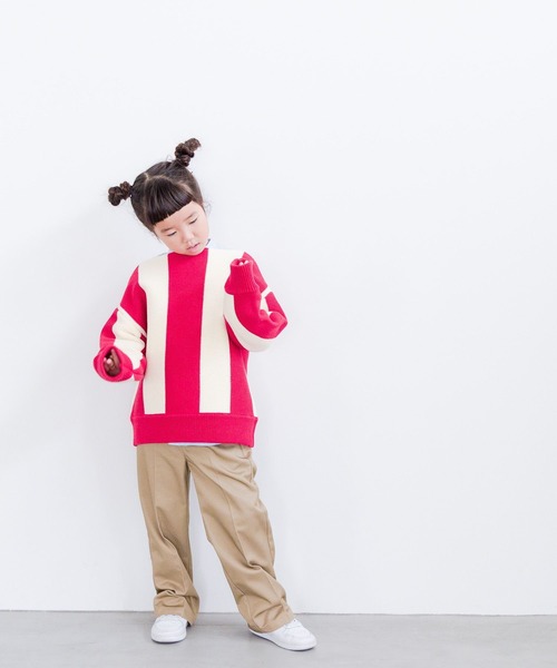 LOWRYS FARM（ローリーズファーム）の「チノストレートパンツ　966708（チノパンツ・キッズ・ブルー/ネイビー/ベージュ・150cm/140cm/130cm/120cm/110cm）」の10枚目の写真