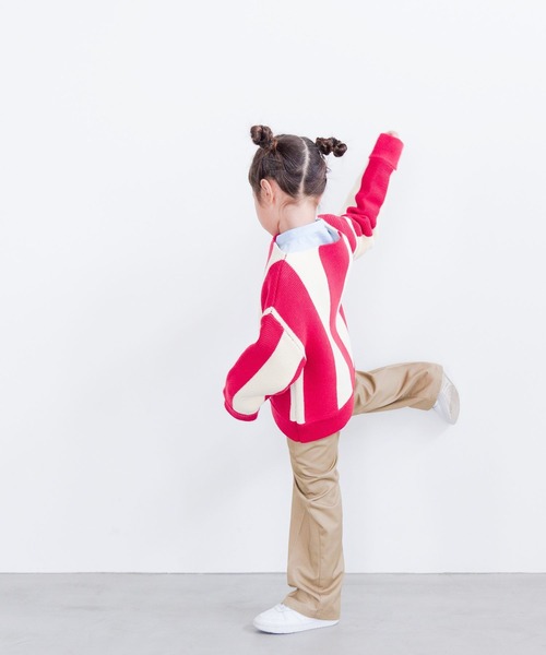 LOWRYS FARM（ローリーズファーム）の「チノストレートパンツ　966708（チノパンツ・キッズ・ブルー/ネイビー/ベージュ・150cm/140cm/130cm/120cm/110cm）」の11枚目の写真