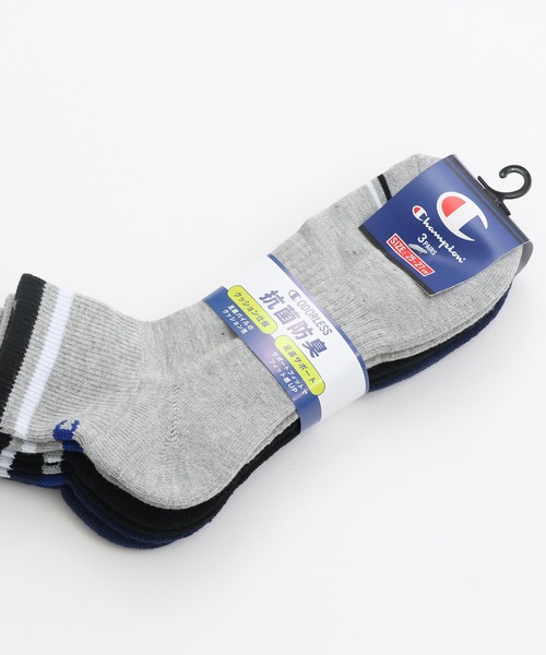 Champion(チャンピオン)の「【Champion/チャンピオン】メンズ 【3足組】 クォーターレングスソックス【ハーフパイル】(ソックス/靴下・メンズ・その他・SMALL/MEDIUM/LARGE)」の6枚目の写真