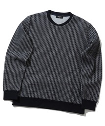 MEN'S BIGI（メンズビギ）の「格子柄フクレジャカードカットソー（Tシャツ/カットソー・メンズ）」