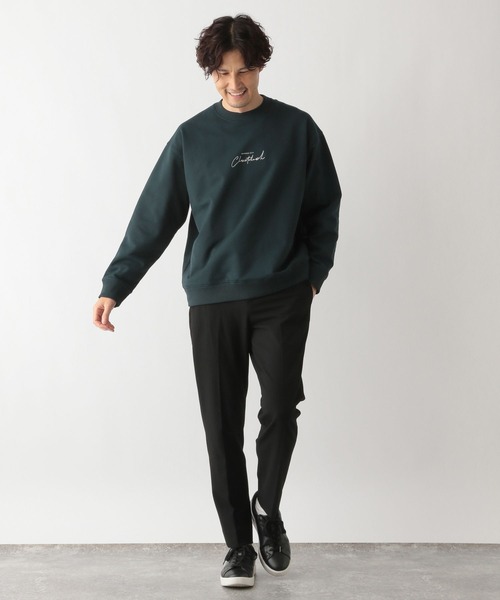 GLOBAL WORK（グローバルワーク）の「裏起毛オテラクスウェット/ロゴ/704842（スウェット・メンズ・ネイビー/カーキ/ライトブルー/ブルー系その他7/ホワイト系その他2/ブラック/ダークグレー/グレー系その他4/グレー・X-LARGE/LARGE/MEDIUM/SMALL）」の19枚目の写真