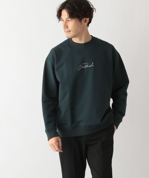 GLOBAL WORK（グローバルワーク）の「裏起毛オテラクスウェット/ロゴ/704842（スウェット・メンズ・ネイビー/カーキ/ライトブルー/ブルー系その他7/ホワイト系その他2/ブラック/ダークグレー/グレー系その他4/グレー・X-LARGE/LARGE/MEDIUM/SMALL）」の21枚目の写真