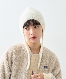 FREAK'S STORE | RACAL × FREAK'S STORE/ラカル 別注 Mohair knit ear cord cap/モヘア ニット イヤー コード キャップ/ビーニー(ニットキャップ/ビーニー)