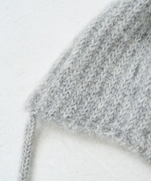 FREAK'S STORE（フリークスストア）の「RACAL × FREAK'S STORE/ラカル 別注 Mohair knit ear cord cap/モヘア ニット イヤー コード キャップ/ビーニー（ニットキャップ/ビーニー・レディース・オレンジ/オフホワイト/ブラック/グレー/ベージュ・ONE SIZE）」の17枚目の写真