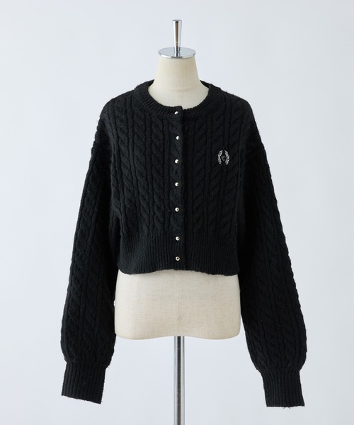 clubhaus Munsing カーディガン ボタン付き刺繍デザイン SELECT STORE SEPTIS / MUNSINGWEAR(マンシングウェア) SEPTIS