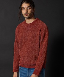 RATTLE TRAP | 引き揃え畦編みモールニット(ニット/セーター)