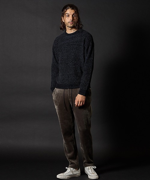 RATTLE TRAP（ラトルトラップ）の「引き揃え畦編みモールニット（ニット/セーター・メンズ・オレンジ/ブラック/ライトグレー・M/L/LL）」の12枚目の写真