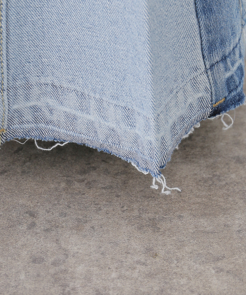 SLOBE citron.（スローブシトロン）の「SLOBE citron.リメイクベルレッグデニム（デニムパンツ・レディース・サックスブルー・34/36/38）」の11枚目の写真