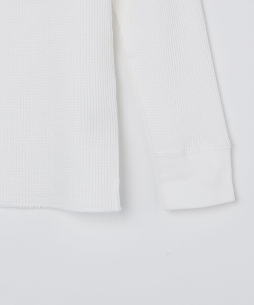 HANES(ヘインズ)の「Hanes: USAコットン サーマル クルーネック ロングスリーブ Tシャツ(Tシャツ/カットソー・メンズ・ホワイト/ブラック・MEDIUM/LARGE/X-LARGE)」の6枚目の写真