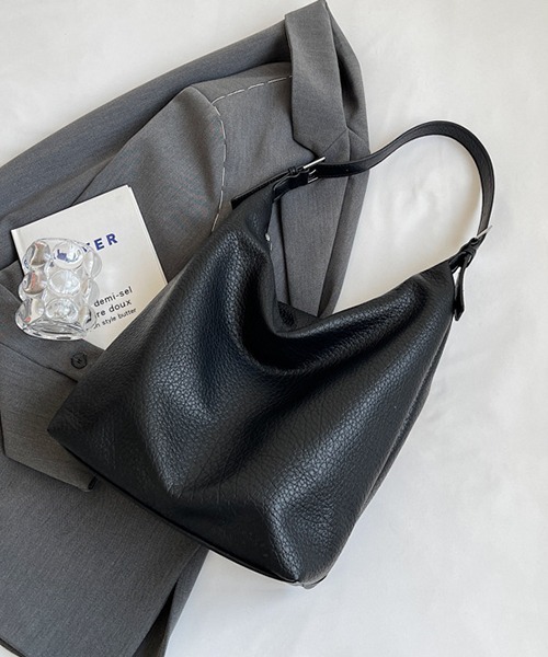 c.u.l（シーユーエル）の「PUレザー シンプルショルダーバッグ cula732（ショルダーバッグ・レディース・ブラック/ブラウン/アイボリー・FREE）」の20枚目の写真