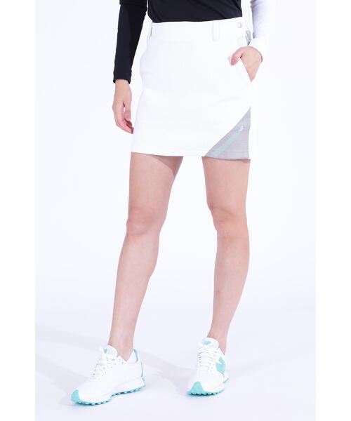 New Balance Golf(ニューバランスゴルフ)の「【new balance golf】針抜きワッフル×ダンボールニット 裏起毛 スウェット スカート (WOMENS WORLD)(スカート・レディース・オレンジ系その他/ホワイト/ダークインディゴブルー・MEDIUM/LARGE/SMALL/X-SMALL)」の12枚目の写真