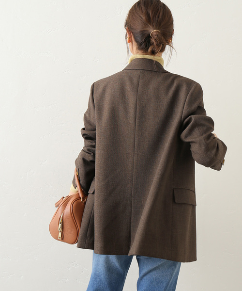 JOURNAL STANDARD relume(ジャーナルスタンダード レリューム)の「《追加2》シャークツイードテーラドジャケット(テーラードジャケット・レディース・ブラウン・36/38)」の18枚目の写真
