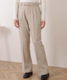 ZIMMERMANN レースコットン フレアパンツ ベルト付【関税なし】 ZIMMERMANN レースコットン フレアパンツ ベルト付【関税なし