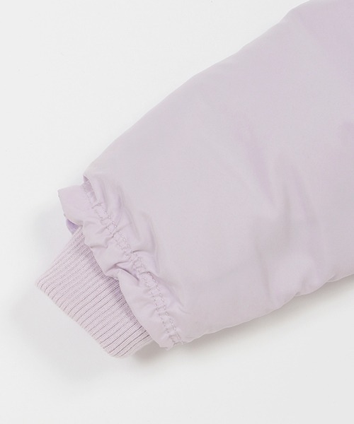 petit main（プティマイン）の「ペプラムダウンジャケット（ブルゾン・キッズ・ラベンダー/ライトベージュ/ネイビー・110cm/120cm/130cm/80ｃｍ/90cm/100cm）」の19枚目の写真