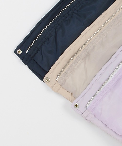 petit main（プティマイン）の「ペプラムダウンジャケット（ブルゾン・キッズ・ラベンダー/ライトベージュ/ネイビー・110cm/120cm/130cm/80ｃｍ/90cm/100cm）」の22枚目の写真